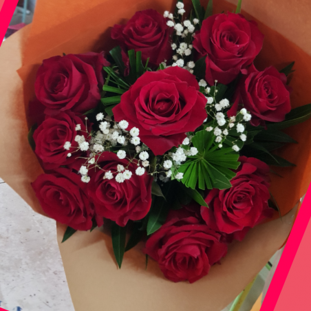 BOUQUET DE ROSES ROUGE