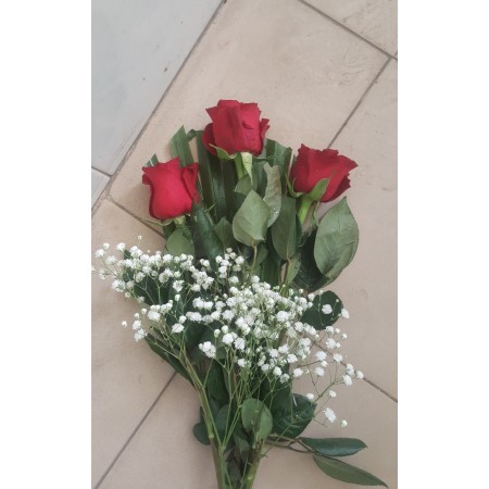 Bouquet de 3 Roses